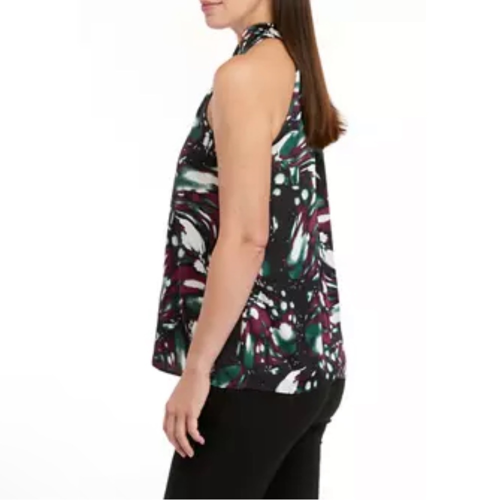 THE LIMITED Colorful Sleeveless Halter Top - Picture 2 of 11